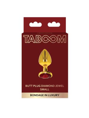 Butt Plug With Diamond Jewel S Gold - image 2