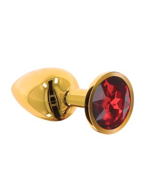 Butt Plug With Diamond Jewel M Gold