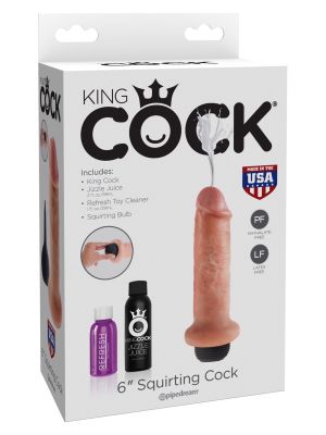 Squirting Cock 6 Inch Light skin tone - image 2