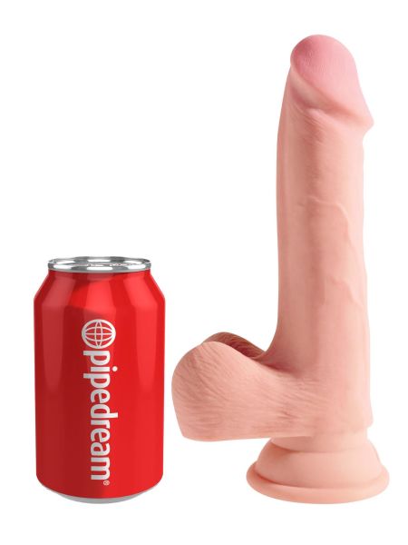 3D Cock with Balls 7.5 inch Light skin tone - 6