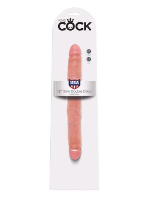 Cock 12 Inch Slim Double Light skin tone - image 2