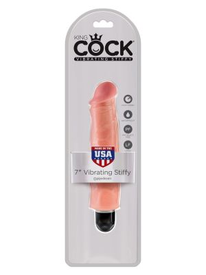 King Cock 7 Inch Vibr Stiffy Light skin tone - image 2