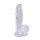 King Cock 5 Inch Cock w Balls Transparent