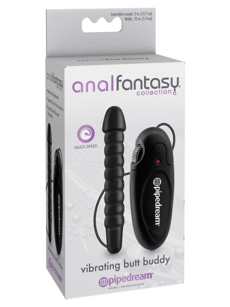 Vibrating Butt Buddy Black - 2