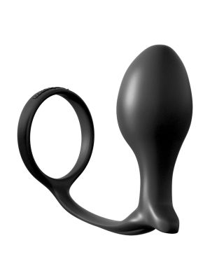 Cockring Advanced Plug Black