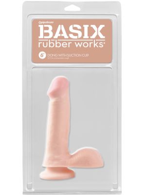 6 Inch Dong with Suction Cup Light skin tone - image 2