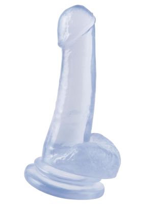 8 Inch Dong with Suction Cup Transparent