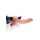 9in. Vibrating Hollow Strap-On Light skin tone