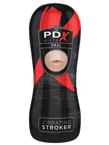 Vibrating Stroker Oral Light skin tone - 2
