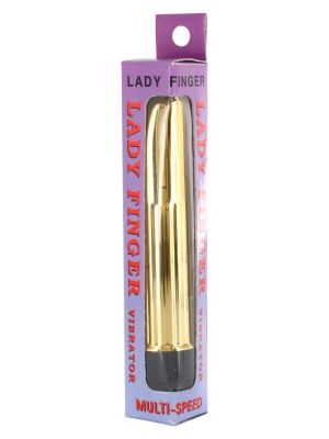 Ladyfinger Mini Vibrator Gold - image 2