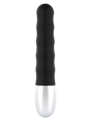 Discretion Ribbed Vibrator Black