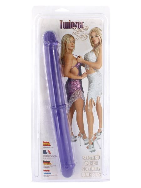 Twinzer 12 inch Double Dong Purple - 2