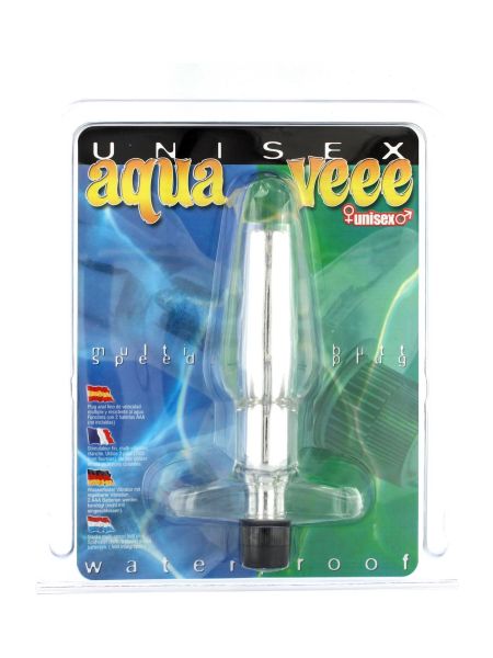 Aqua Vee Butt Plug Transparent - 2