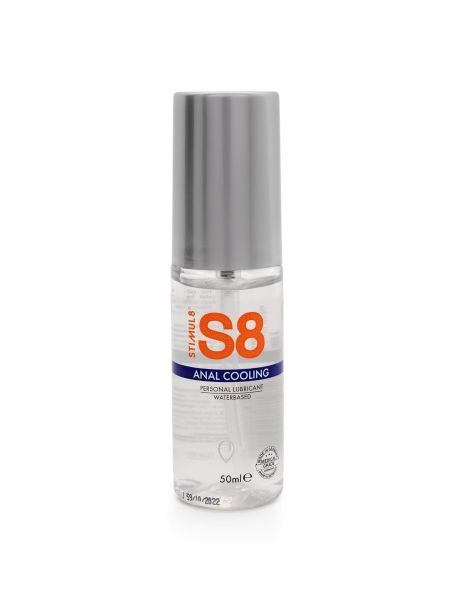 S8 WB Cooling Anal Lube 50ml Cooling