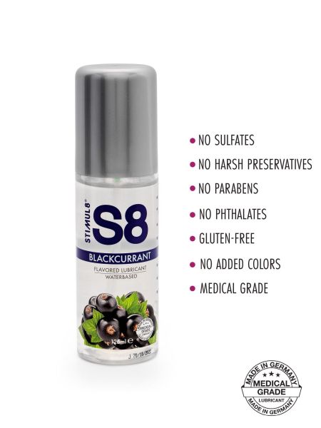 S8 WB Flavored Lube 125ml Blackcurrant - 2