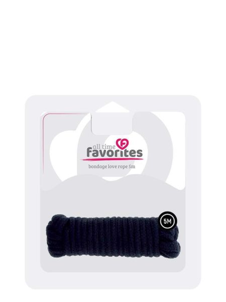 ALL TIME FAVORITES LOVE ROPE - 5M BLACK