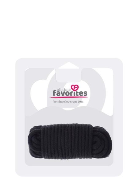 ALL TIME FAVORITES LOVE ROPE 10M BLACK