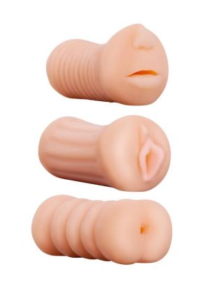 REALSTUFF 3 IN 1 MASTURBATORS FLESH - image 2
