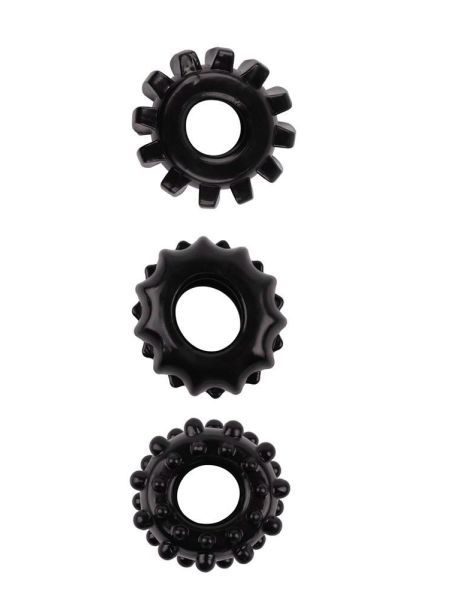 ALL TIME FAVORITES SET OF 3 COCKRINGS BLACK - 2