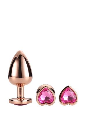 GLEAMING LOVE ROSE GOLD PLUG SET - image 2