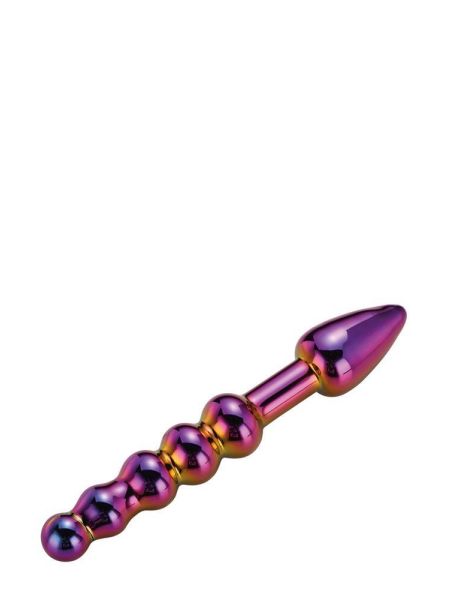 GLAMOUR GLASS RIDGED ANAL DILDO - 3