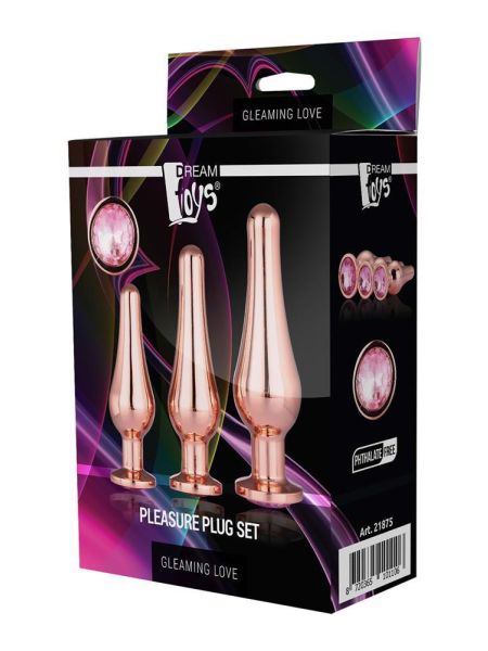 GLEAMING LOVE PLEASURE SET ROSE GOLD