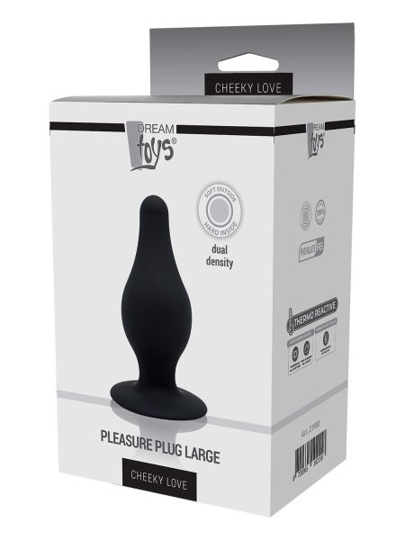 CHEEKY LOVE DUAL DENSITY PLEASURE PLUG L BLACK