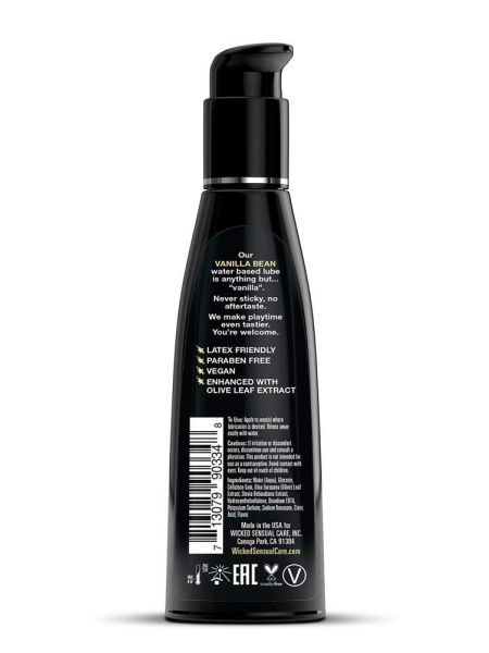 WICKED AQUA VANILLA BEAN FLAVORED 120ML - 2
