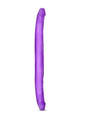 B YOURS 16INCH DOUBLE DILDO PURPLE - image 2