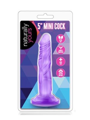 NATURALLY YOURS 5INCH MINI COCK PURPLE