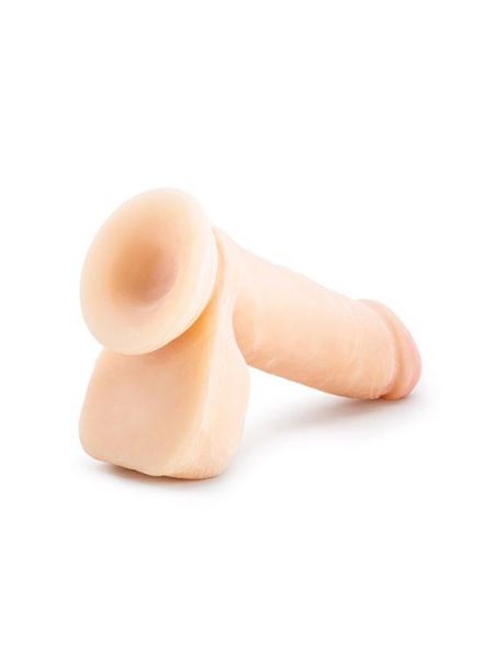 AU NATUREL 8INCH SENSA FEEL DILDO BEIGE - 4