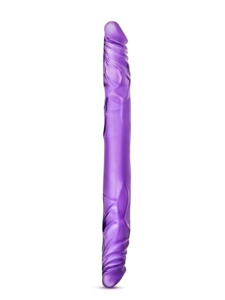 B YOURS 14INCH DOUBLE DILDO PURPLE - 2