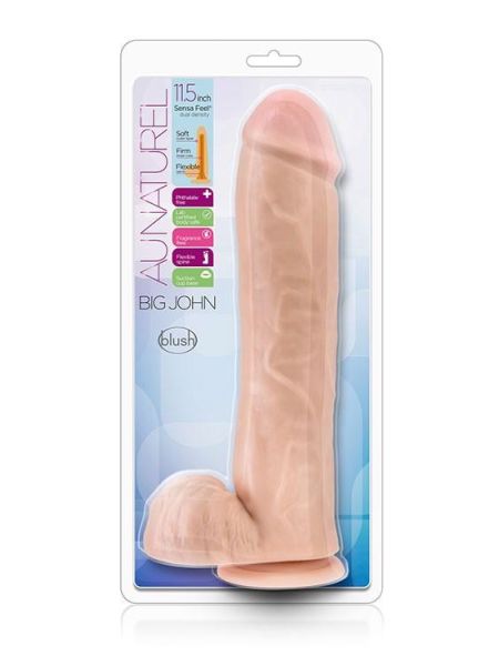 AU NATUREL BIG JOHN 11.5INCH DILDO