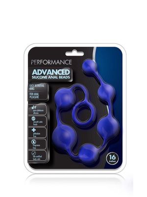 PERFORMANCE SILICONE ANAL BEADS INDIGO