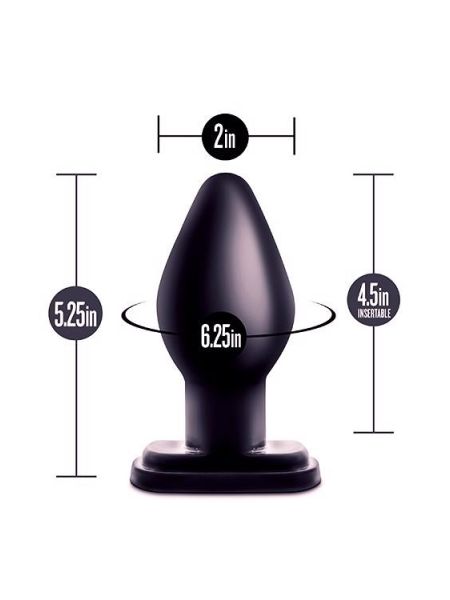 ANAL ADVENTURES XL PLUG BLACK - 5