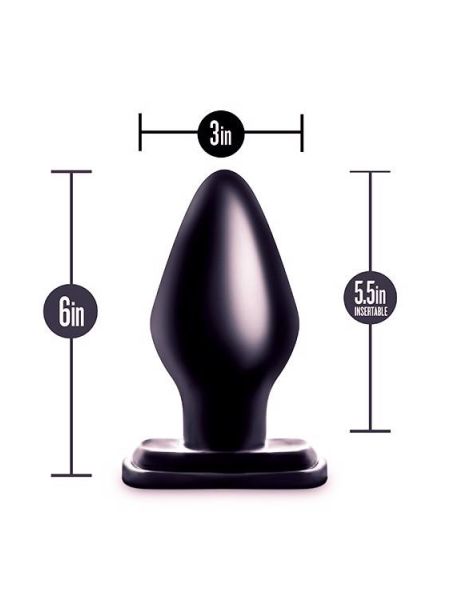 ANAL ADVENTURES XXL PLUG BLACK - 3