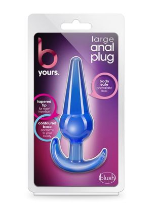 B YOURS LARGE ANAL PLUG BLUE