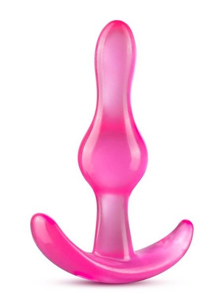 B YOURS CURVY ANAL PLUG PINK - 3