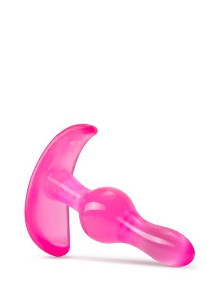 B YOURS CURVY ANAL PLUG PINK - 4