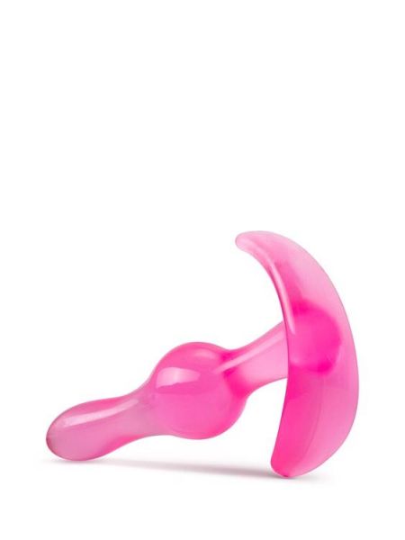 B YOURS CURVY ANAL PLUG PINK - 5