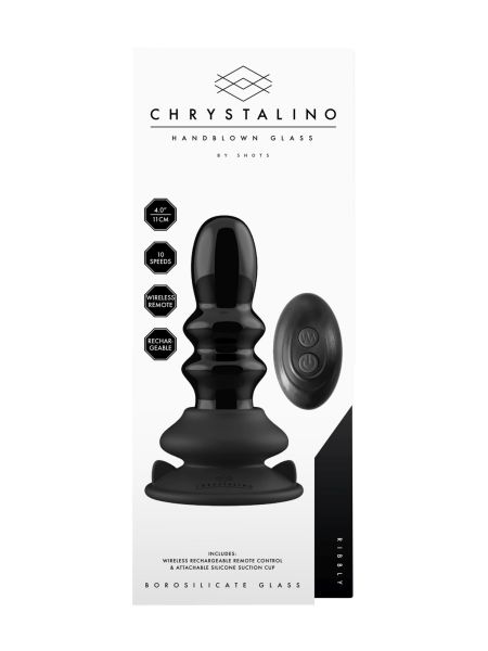 Ribbly - With Suction Cup and Remote - 10 Speed - Black