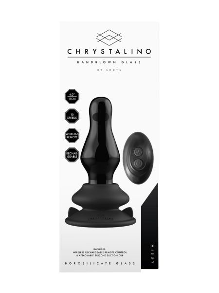 Missy - With Suction Cup and Remote - 10 Speed - Black