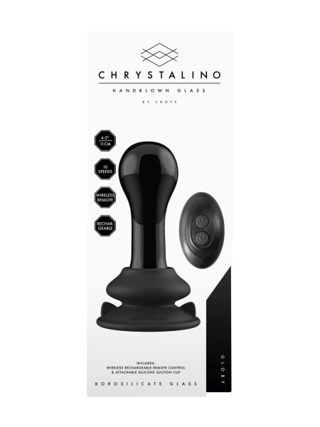 Globy - With Suction Cup and Remote - 10 Speed - Black