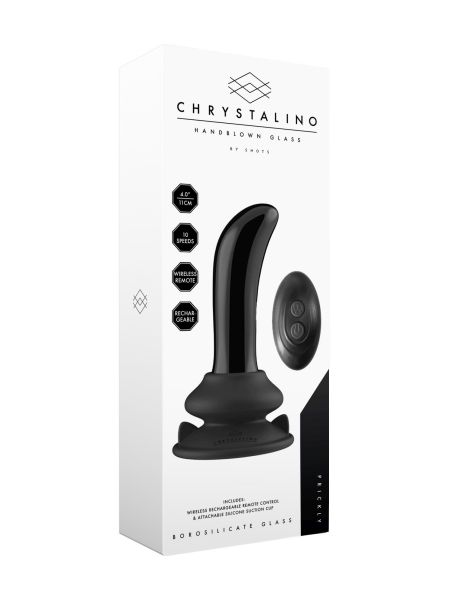 Prickly - With Suction Cup and Remote - 10 Speed - Black - 9