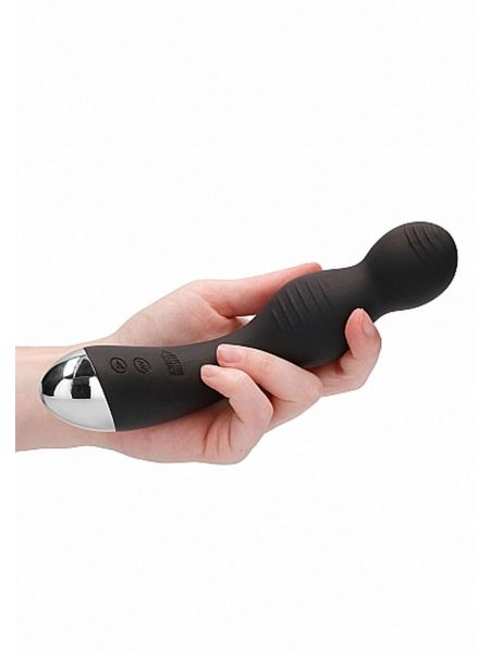 Remote Controlled E-Stim & Vibrating G/P-Spot Vibrator - Black - 9