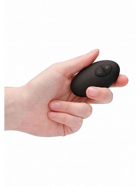 Remote Controlled E-Stim & Vibrating G/P-Spot Vibrator - Black - 10