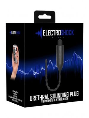 E-Stimulation Vibrating Urethral Sounding Plug - Black - image 2