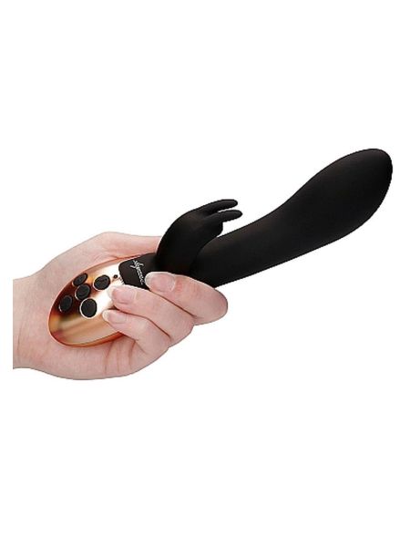 Heating Rabbit Vibrator - Opulent - Black - 8