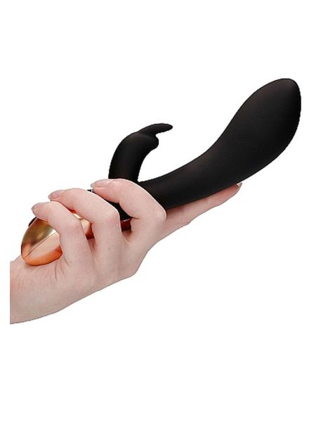 Heating Rabbit Vibrator - Opulent - Black - 9