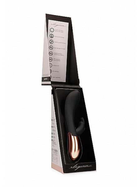 Heating Rabbit Vibrator - Opulent - Black - 11